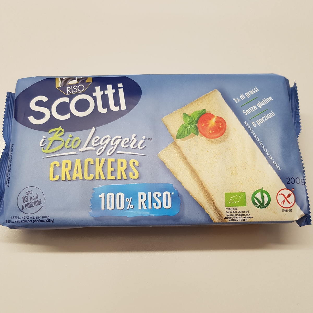 Riso Scotti Crackers 100% riso Review