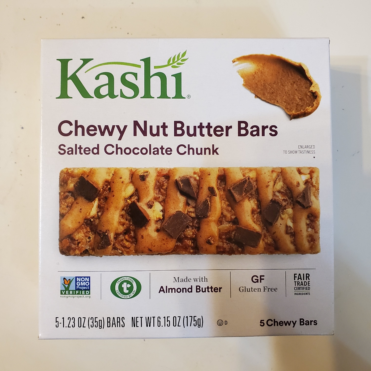 Kashi Chewy Nut Butter Bars Salted Chocolate Chunk Reviews abillion