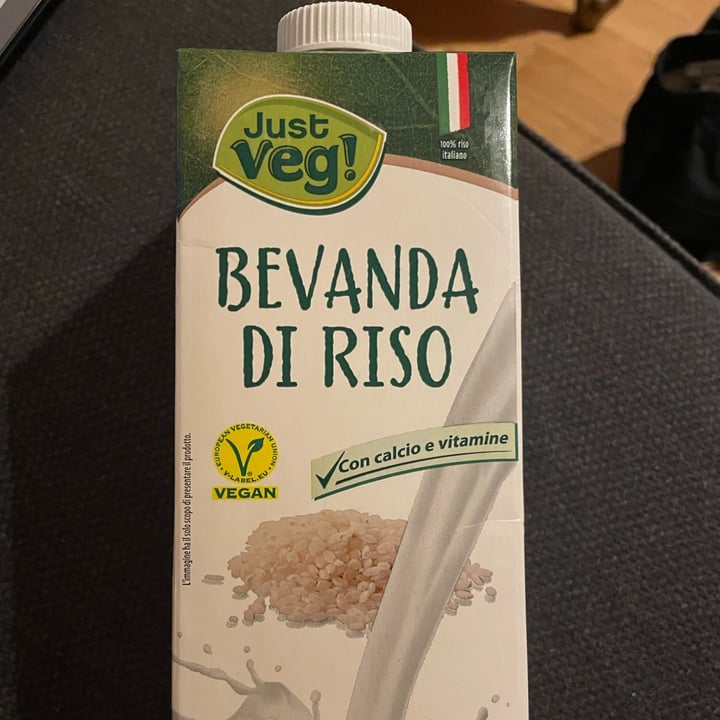 photo of Just Veg! (ALDI Italy) Bevanda di riso shared by @rossanagolia on  04 Jul 2022 - review
