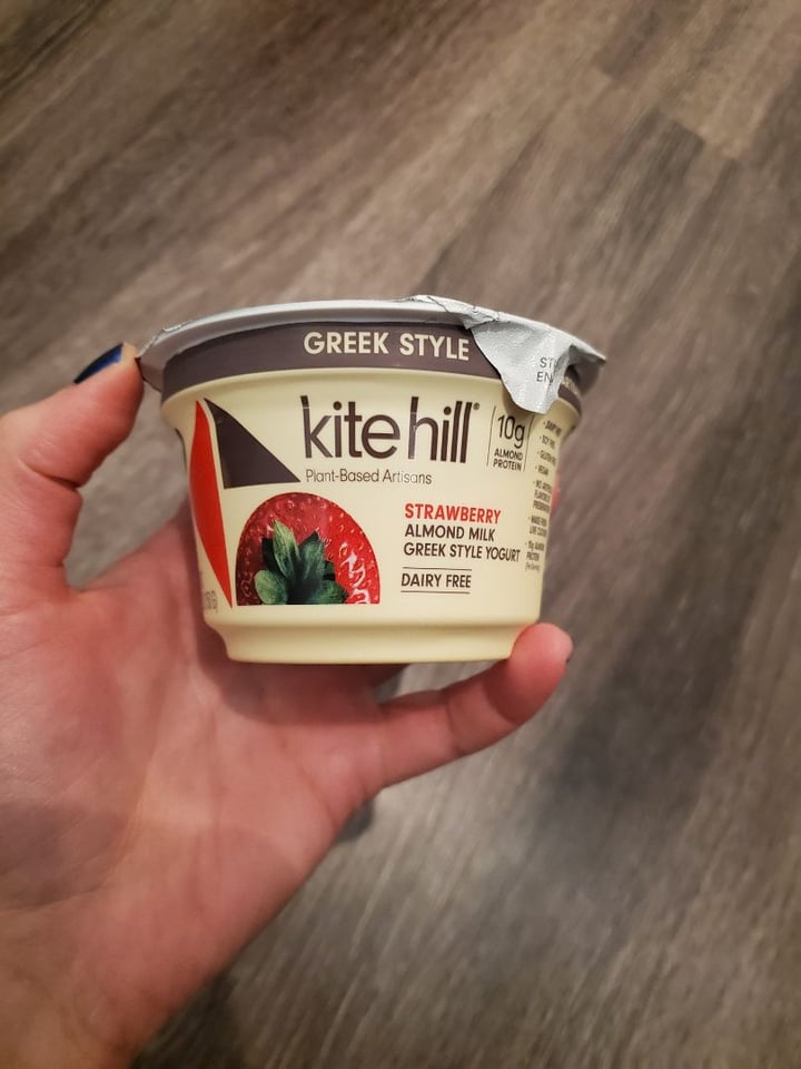 review photo of Kite Hill Strawberry Almond Milk Greek Style Yogurt shared by @rania on 14 Jan 2020 - review