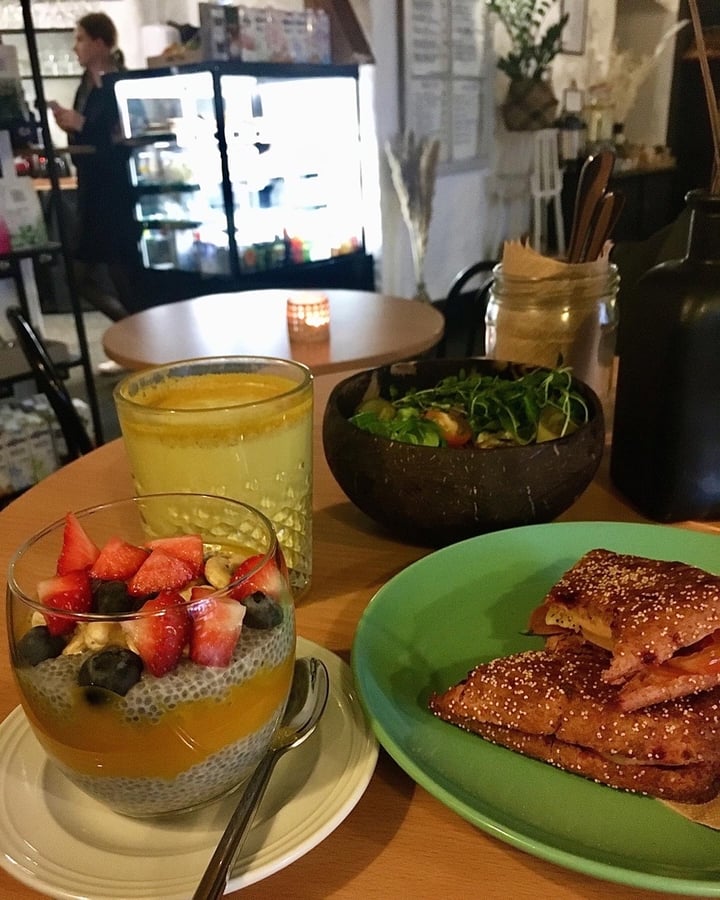 review photo of Suur Lisanna - Vegan Coffee Shop Forest Bowl, “Nostalgic” Grilled Sandwich & a Chia Pudding shared by @sksaarik on 06 Dec 2020 - review