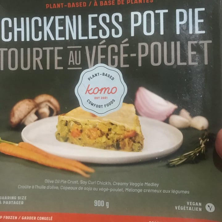 review photo of Komo Plant-based Comfort Foods Chickenless Pot Pie shared by @outsidersxx on 05 May 2022 - review