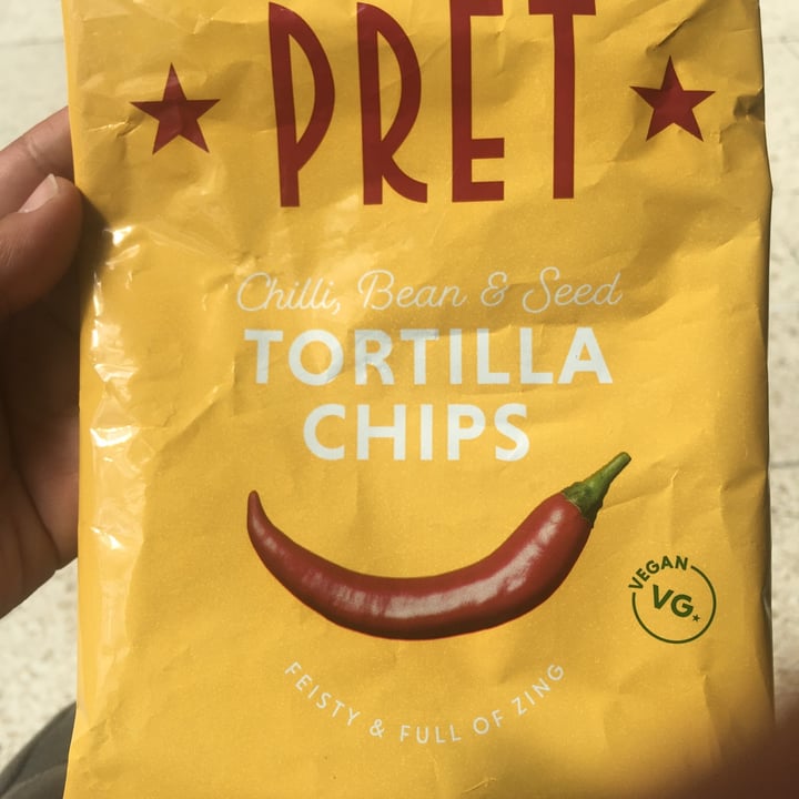 photo of Pret A Manger Chilli, Bean and Seed Tortilla Chips shared by @pepoty on  21 May 2022 - review