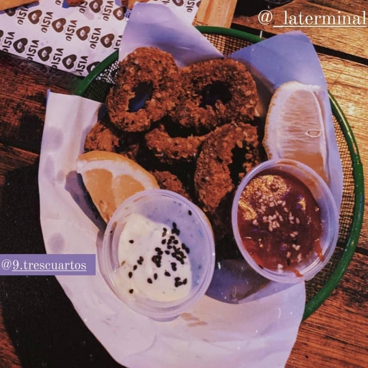 review photo of Nueve Tres Cuartos Bar Vegano Rabas veganas shared by @minaaa on 14 Jan 2022 - review
