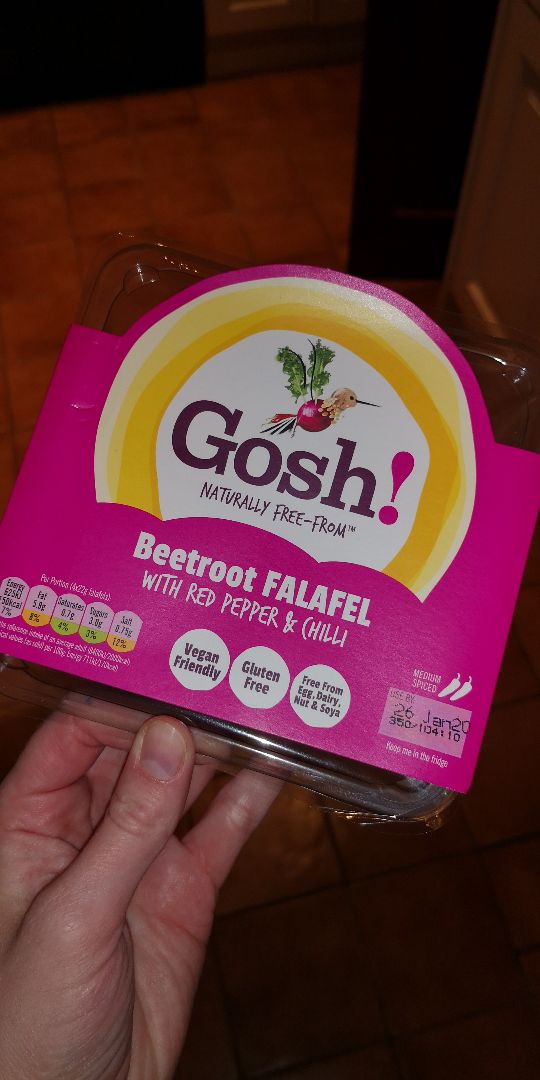 review photo of Gosh! Beetroot Falafel shared by @morethanrabbitfood on 14 Jan 2020 - review