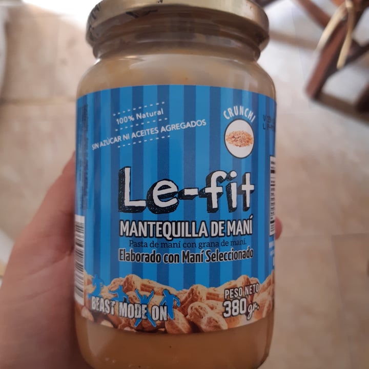 photo of Le-Fit Mantequilla De Maní Crunchy shared by @giseveg on  21 Jul 2021 - review