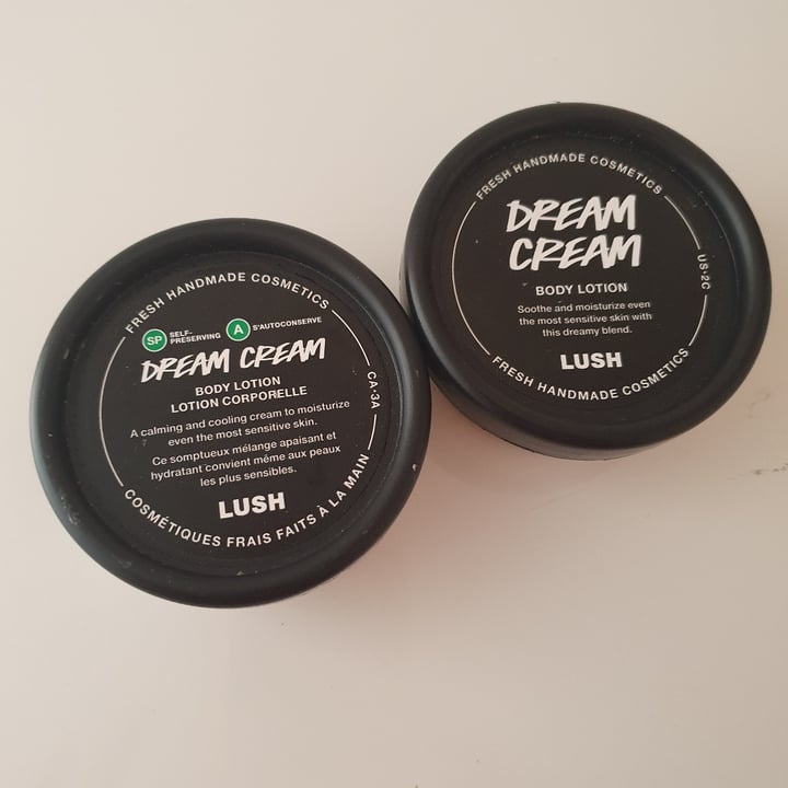 photo of LUSH Fresh Handmade Cosmetics Dream Cream shared by @anistavrou on  02 Jun 2022 - review