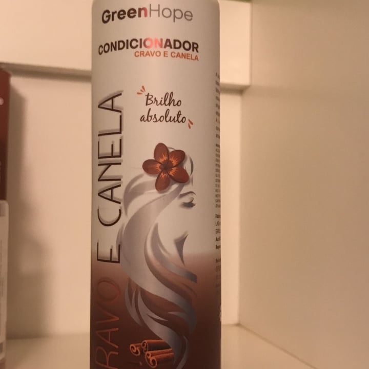 review photo of Green Hope Condicionador Cravo e Canela shared by @juju1965 on 01 May 2022 - review