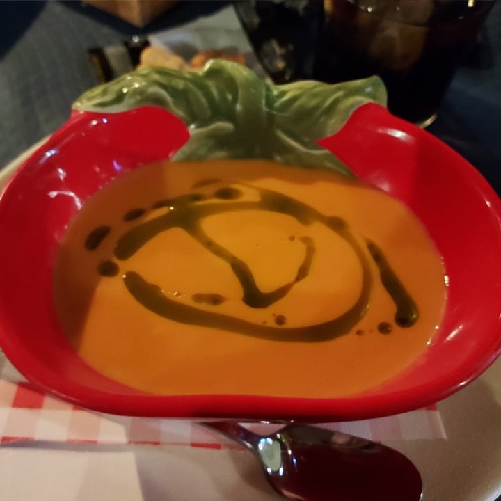 photo of La Casa Del Duende salmorejo con Aceite de Albahaca /Berenjenas Con Salsa Miso Y Algodón De Azúcar De Limón shared by @extremoyduro on  15 Aug 2022 - review