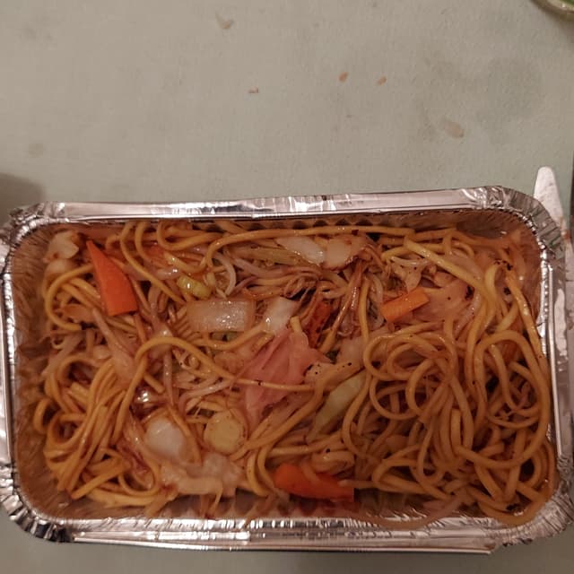 Foto do prato “yakisoba vegana”