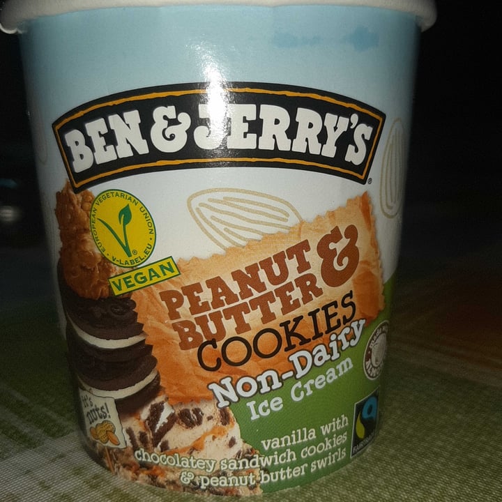 photo of Ben & Jerry's Peanut Butter & Cookies Non-Dairy Frozen Dessert shared by @stefania5 on  16 Jul 2021 - review