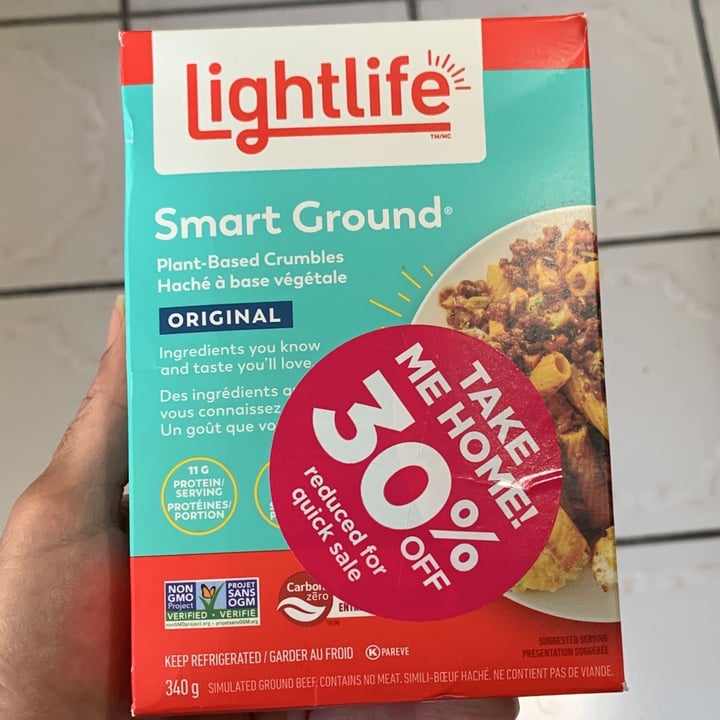 photo of Lifelight Smart Ground Plant Based Crumbles shared by @nbacha on  04 Jun 2022 - review