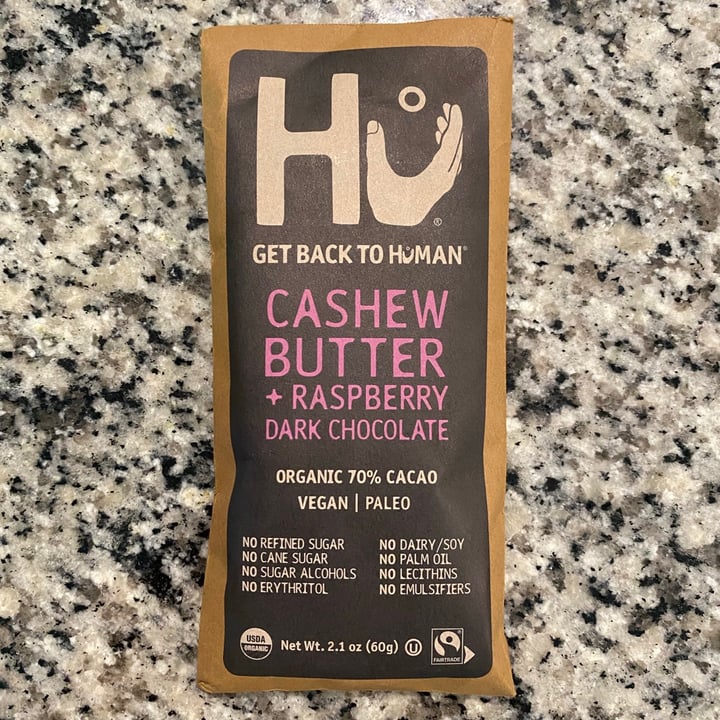 review photo of Hu Kitchen Cashew Butter + Raspberry Dark Chocolate shared by @mcobianm on 10 Aug 2021 - review