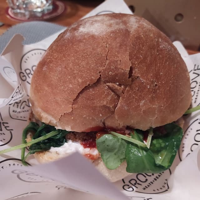 菜肴“Vegan Burger”的照片