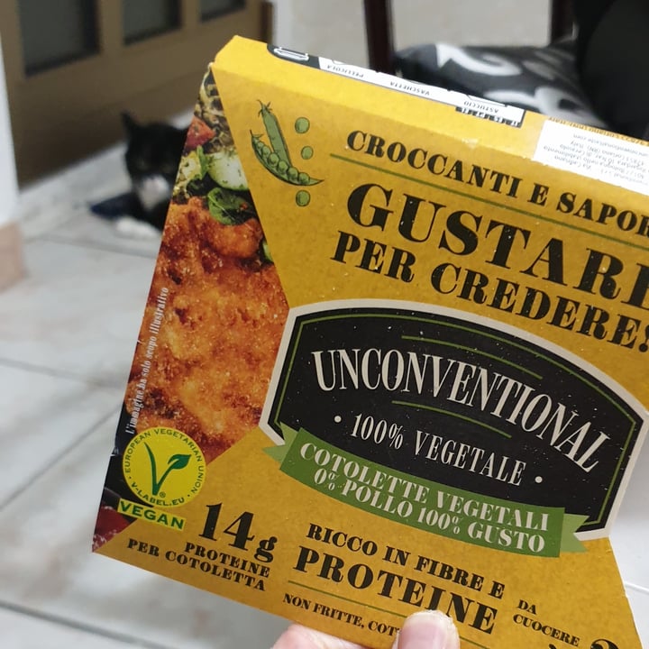 photo of Unconventional Cotolette Vegetali 0% Pollo 100% Gusto shared by @gattopachanga1 on  17 Nov 2022 - review