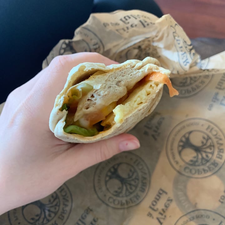 review photo of Copper Branch JUST Egg Breakfast Wrap shared by @deathoverdecaf on 19 May 2021 - review