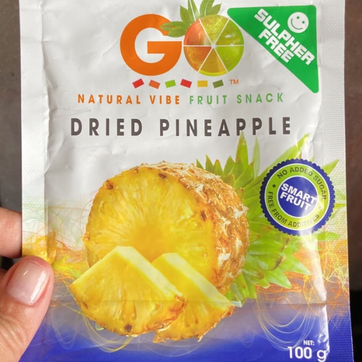 photo of Go natural vibe fruit snack Dried pineapple shared by @gracedocarmo on  26 Mar 2022 - review