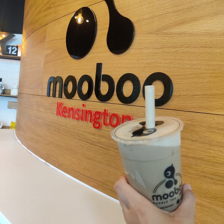 photo of Mooboo Camden - The Best Bubble Tea black milk tea with bubbles ( oat milk) shared by @ausra12321 on  04 Oct 2022 - review