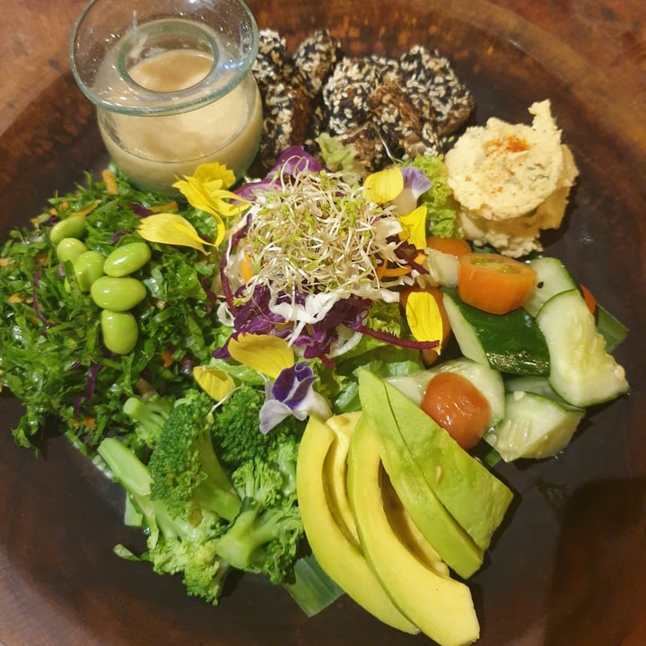 photo of The Yoga Barn Seame Dusted Tempeh Bowl shared by @littleredmushroom on  07 Jan 2022 - review