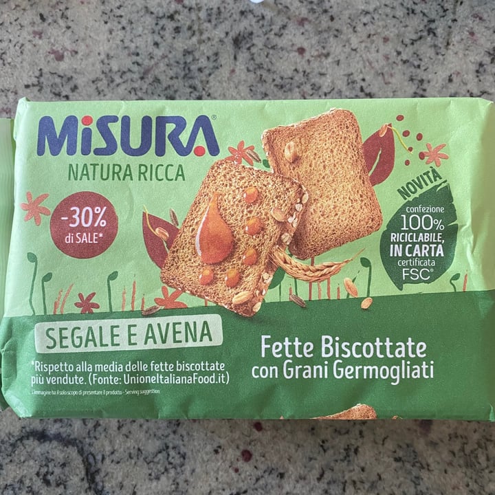 photo of Misura Fette Biscottate ai grani germogliati shared by @annadimeo on  21 Apr 2021 - review