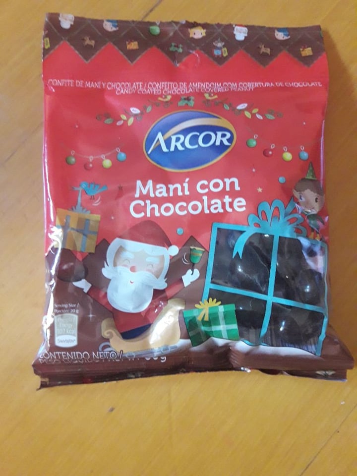 photo of Arcor Mani con chocolate shared by @solesha15 on  24 Dec 2019 - review