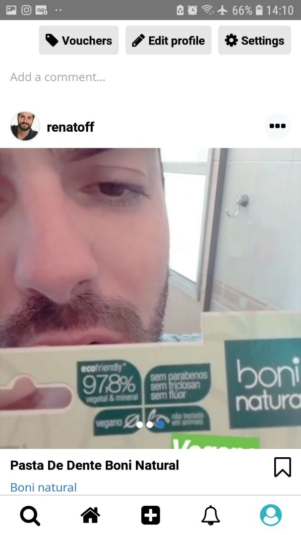 photo of Boni natural Pasta De Dente Boni Natural shared by @renatoff on  31 Mar 2020 - review