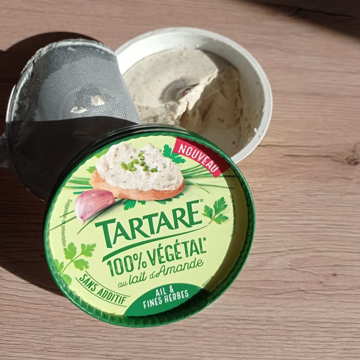 photo of Tartare 100% végétal au lait d'amande ail et fines herbes shared by @koyott on  02 May 2021 - review