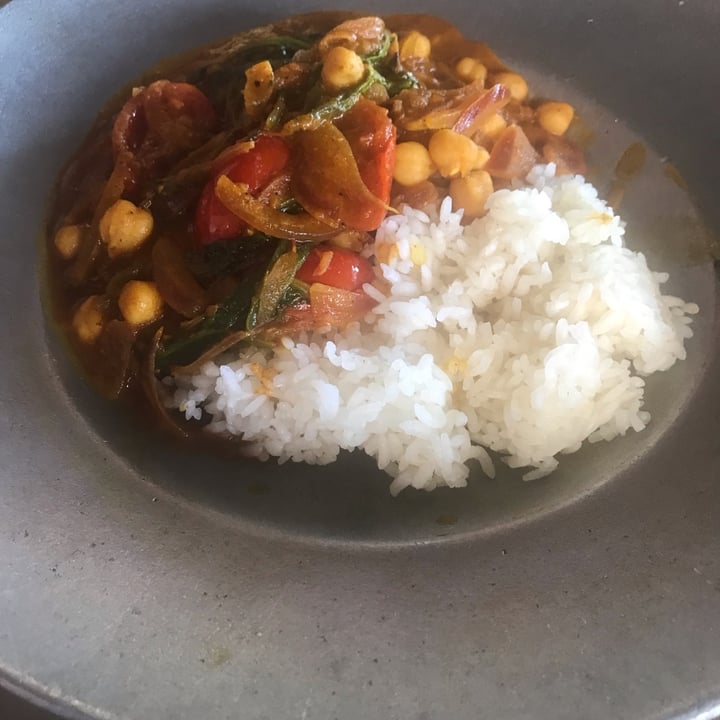 photo of Los Jardines Curry De La India shared by @fercross2vegan on  27 Feb 2022 - review