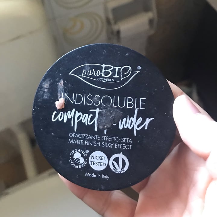 review photo of PuroBIO Cosmetico Indissolubile Compact Powder shared by @isabelg on 20 Dec 2021 - review
