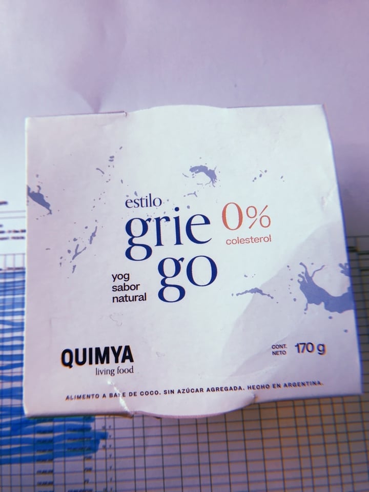 photo of Quimya Yogurt sabor Natural Estilo Griego shared by @kibouganbou on  28 Jan 2020 - review