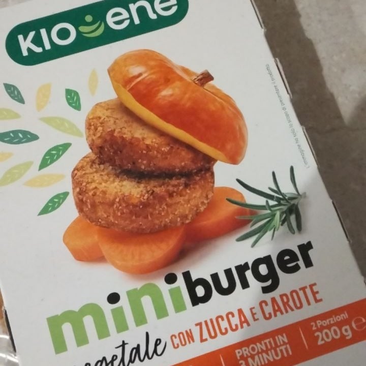 photo of Kioene mini burger carota e zucca shared by @lilianadonofrio on  25 May 2022 - review