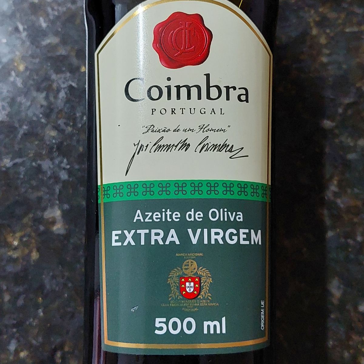 Azeite de Oliva Extra Virgem from Coimbra - Vegan Product Reviews