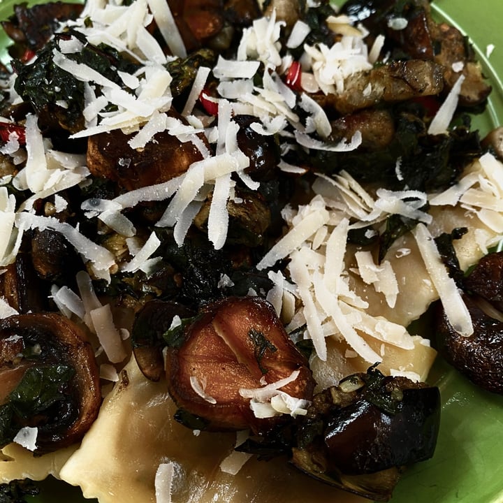 review photo of Kite Hill Mushroom Ravioli with Almond Milk Ricotta Alternative shared by @vmreese on 30 Dec 2020 - review