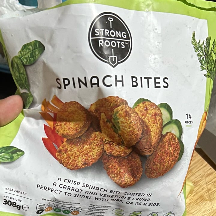 photo of Strong Roots Spinach Bites shared by @luc1f3r on  23 May 2022 - review