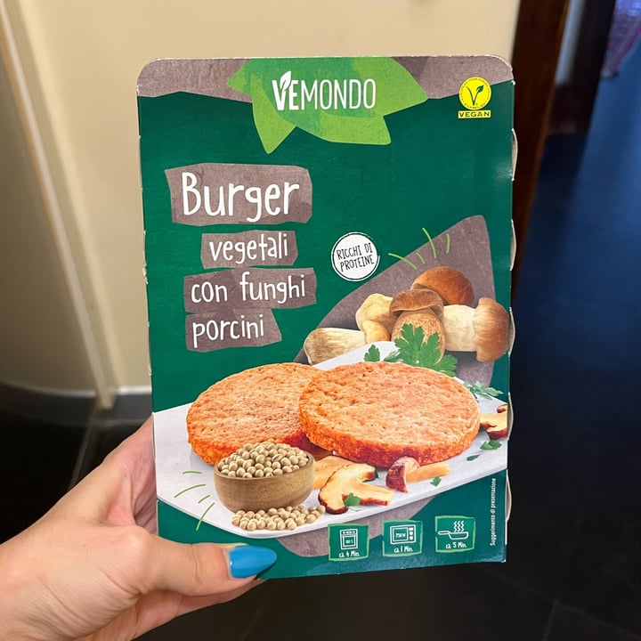 photo of Vemondo  Burger vegetali con funghi porcini shared by @harunoyuki on  07 Aug 2022 - review