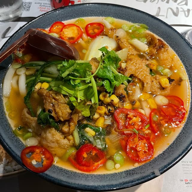 Photo of the dish “Teriyaki Vegan ‘Chicken’ Ramen”