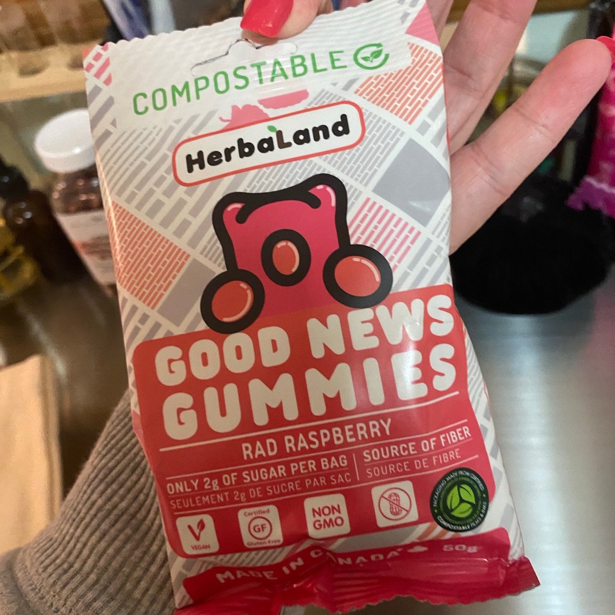 Good News Gummies Rad Raspberry from HerbaLand - Vegan Product Reviews ...