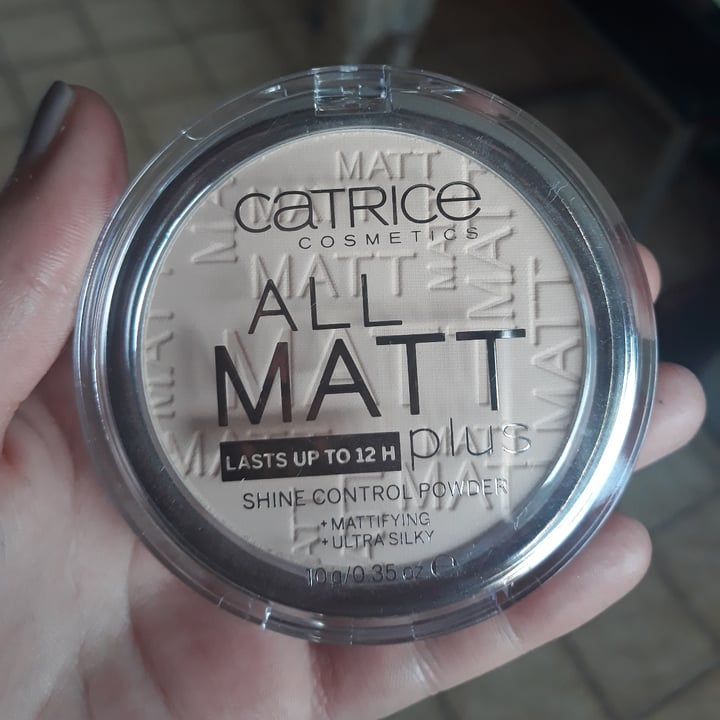 photo of Catrice Cosmetics All Matt Plus – Shine Control Powder shared by @anameier on  22 May 2020 - review