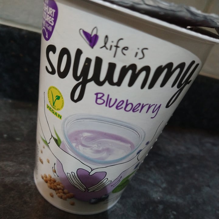 photo of ALDI Blueberry soy yoghurt shared by @rochelle1066 on  10 Dec 2020 - review