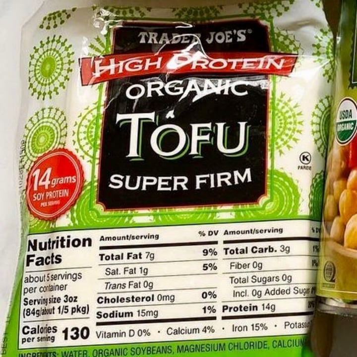 Trader Joe's High Protein Organic Super Firm Tofu Review abillion