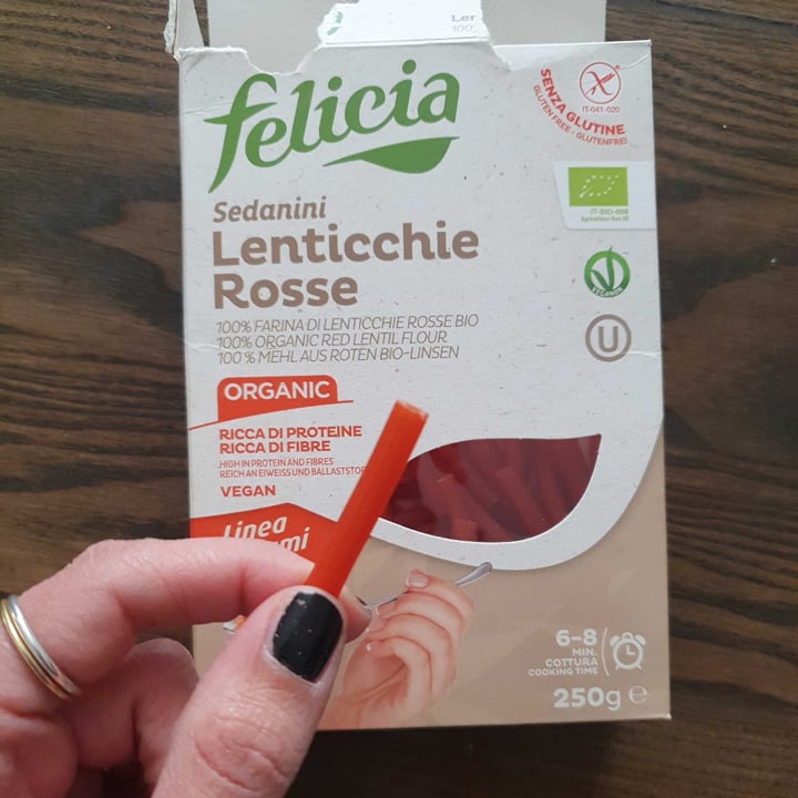 photo of Felicia Fusilli 100% Lenticchie Rosse shared by @fruka19 on  29 Apr 2022 - review