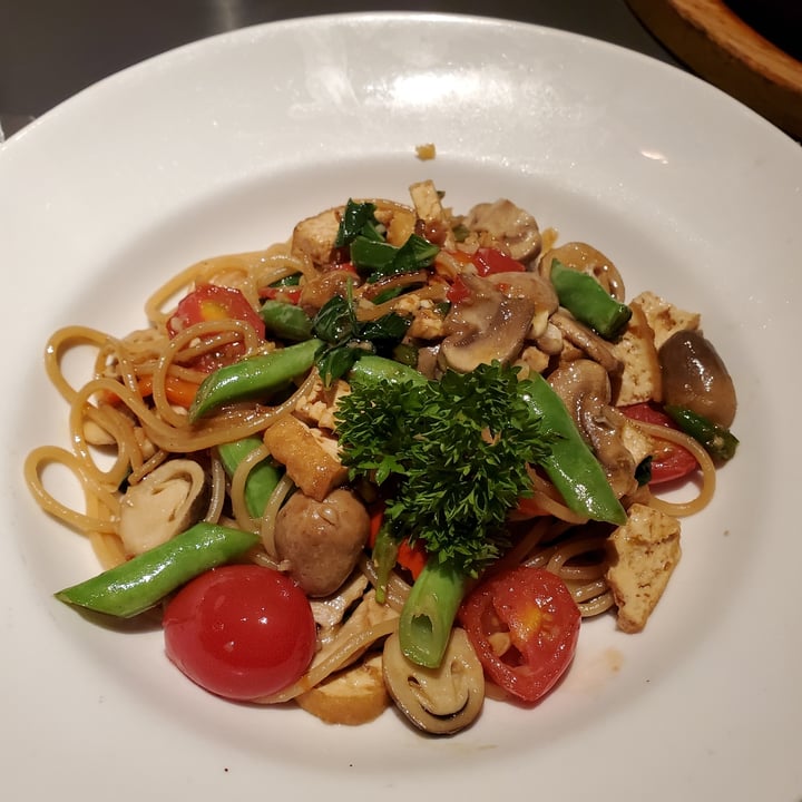 photo of Greyhound Cafe Angry Veggie Pasta shared by @moosewong on  27 Sep 2021 - review