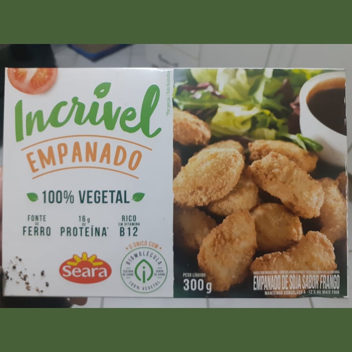 photo of Incrível - Seara Empanado de Frango shared by @luizagalv on  22 Oct 2021 - review