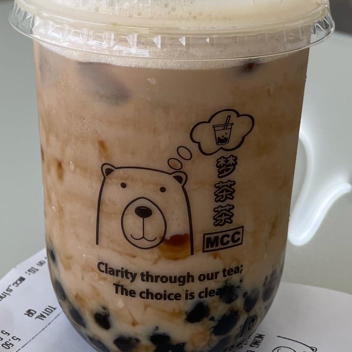 photo of Mong Cha Cha Cafe 梦茶茶 Earl Grey Black Sugar Boba Mylk Tea shared by @ahgeng on  10 Oct 2021 - review