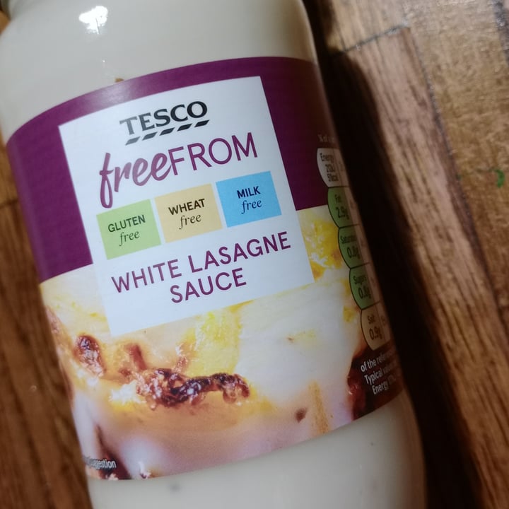 review photo of Tesco Free From White Lasagne Sauce shared by @charliestarr on 19 Dec 2022 - review