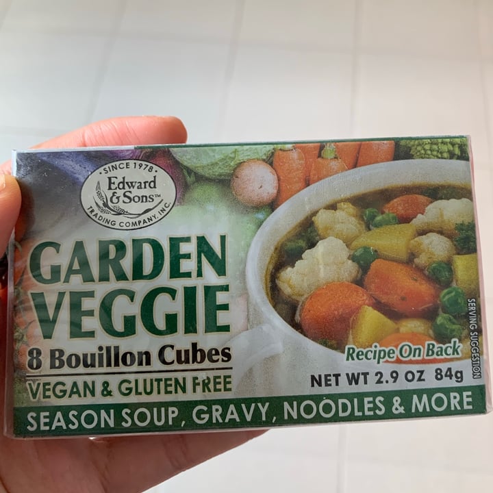 photo of Edward & Sons Garden Veggie Bouillon Cubes shared by @turtleisland on  23 Jan 2021 - review