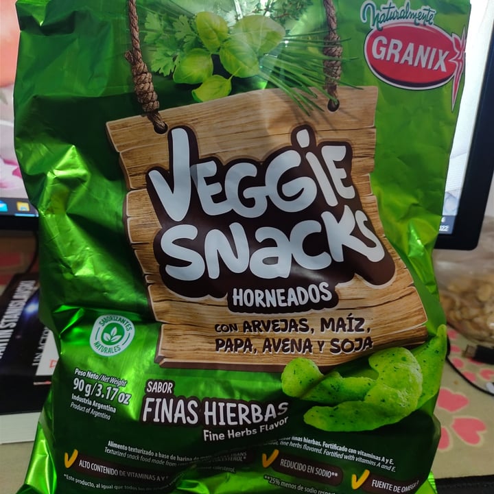 photo of Granix Veggie Snacks Horneados Finas Hierbas shared by @jtacacho on  10 Feb 2022 - review