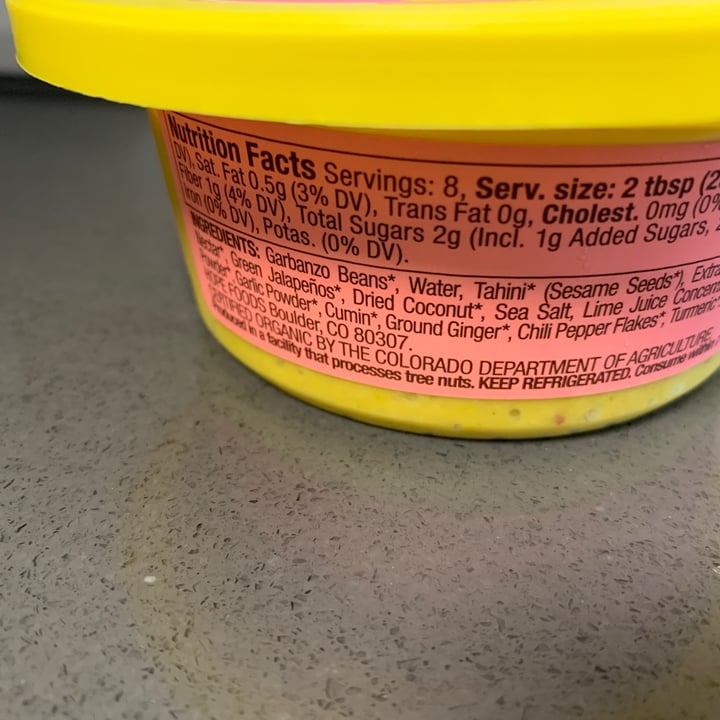 review photo of Hope Hummus Thai Coconut Curry shared by @michellebaena on 19 Aug 2020 - review