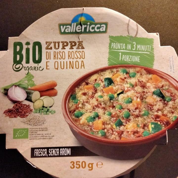 photo of Vallericca Bio zuppa di riso rosso e quinoa shared by @marvel on  08 Feb 2022 - review