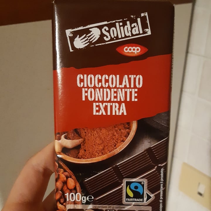 photo of Solidal coop Cioccolato Fondente Extra  shared by @giulia4la on  27 Jun 2022 - review